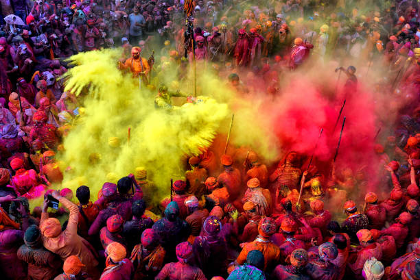 Holi in Mathura and Vrindavan
