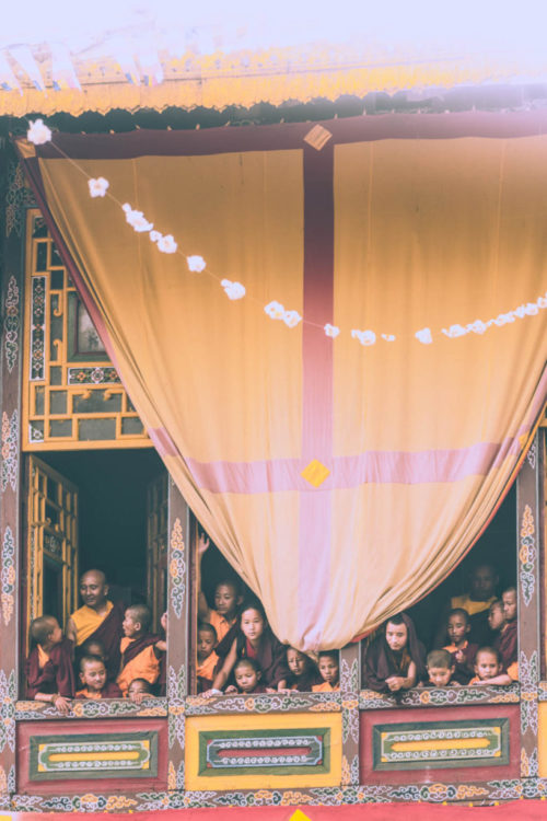 Dzongu Pang Lhabsol - Monks