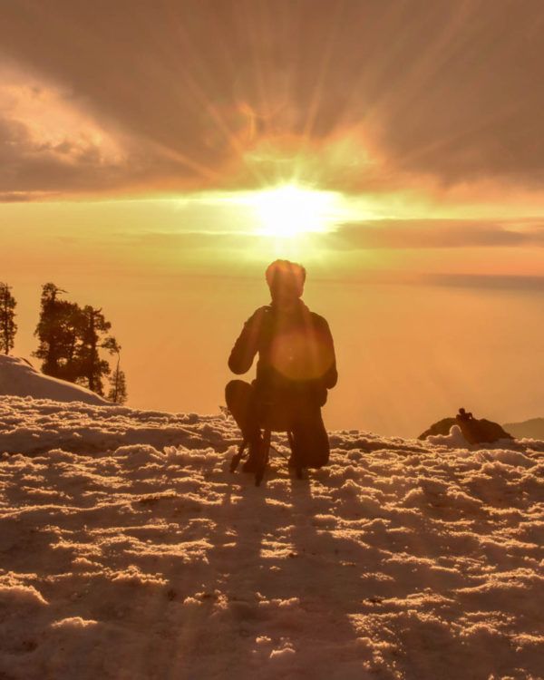 Sunset at Triund Hill