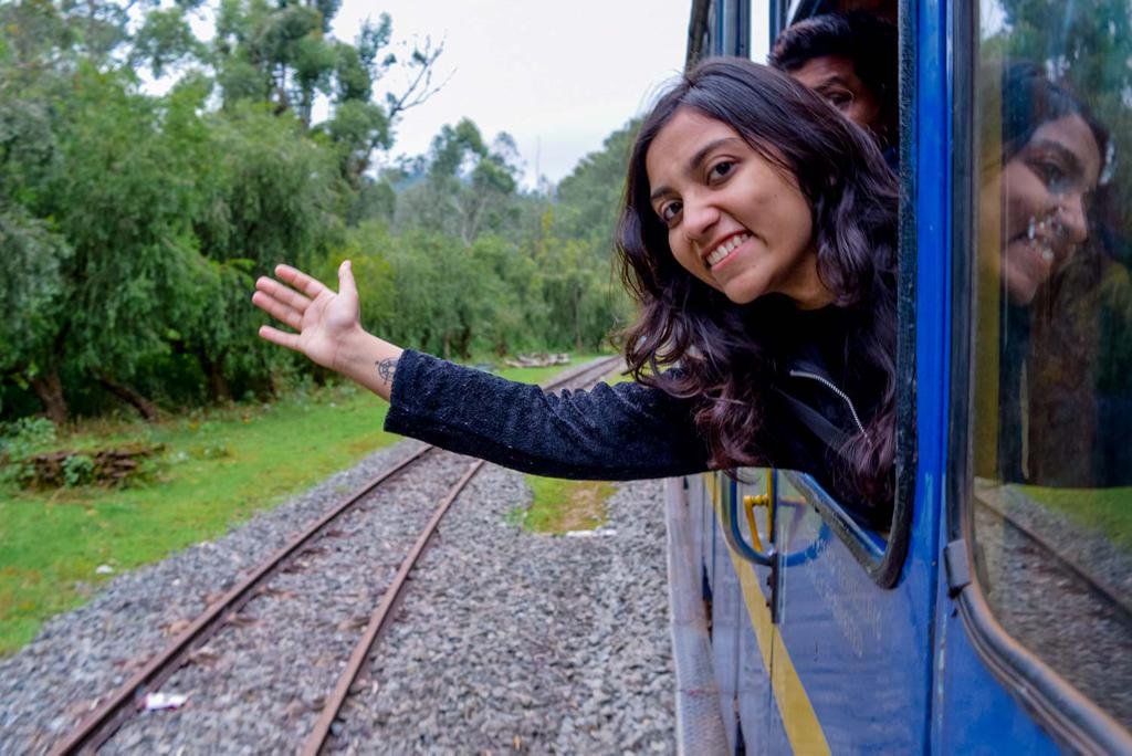 Riding on the Nilgiri Mountain Railway