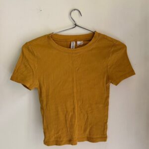 Bold & Bright - H&M XXS Mustard Bodycon Top